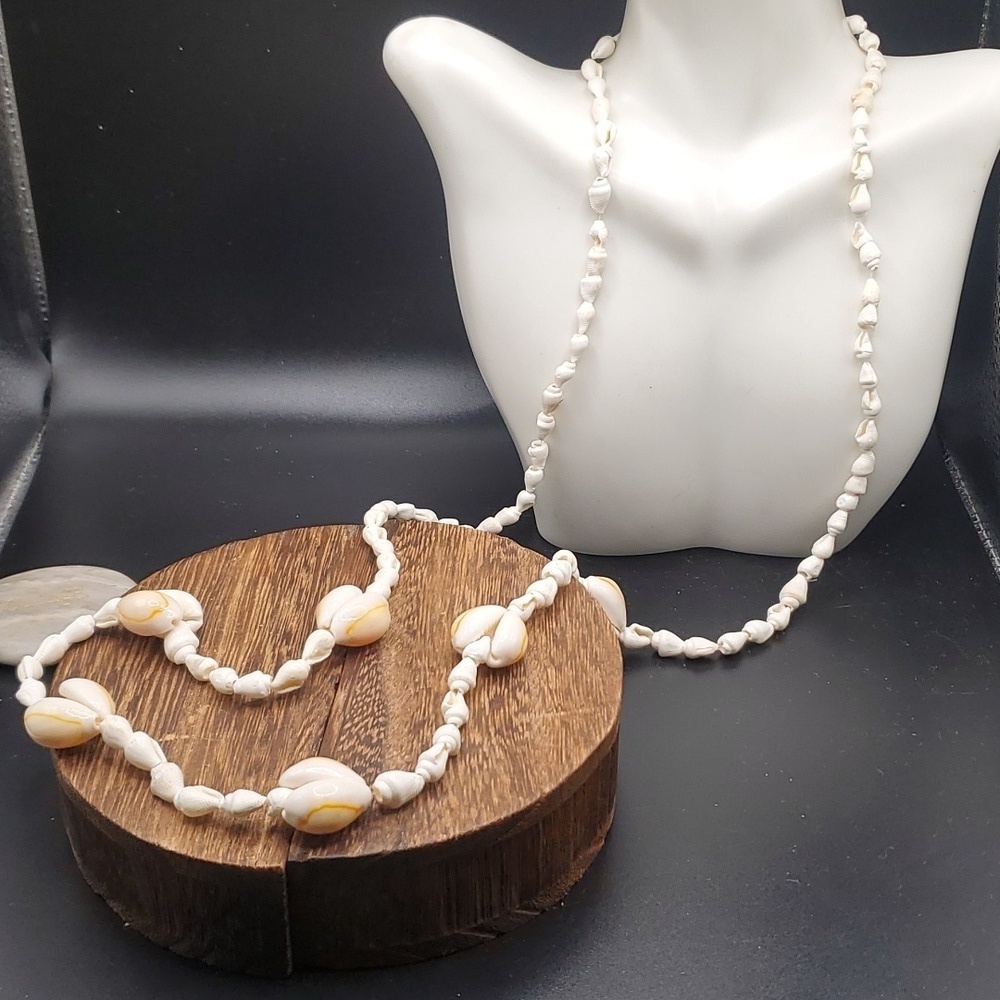 N2931 stunning bohemian mini authentic seashell Hawaiin princess‎ necklace